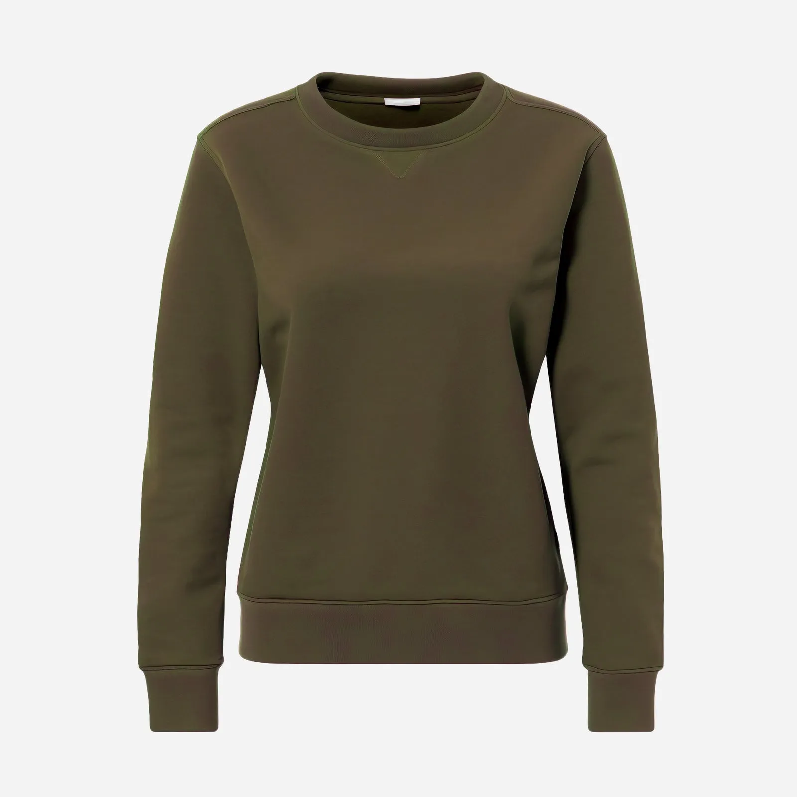 Women's Crewneck, Olive, imaginea 4 din 15