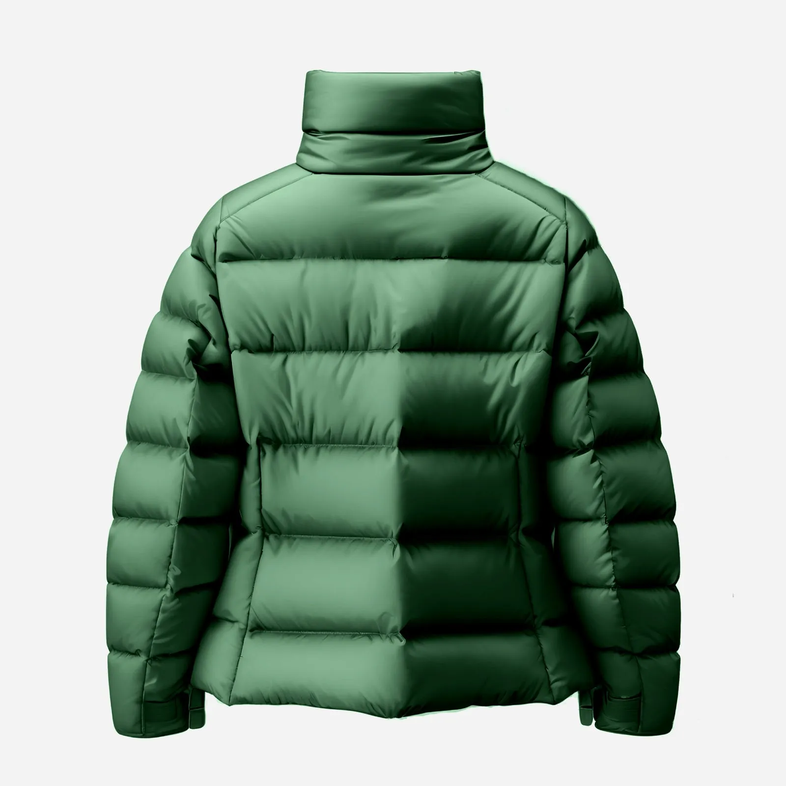 Puffer Jacket, Green, imaginea 1 din 5